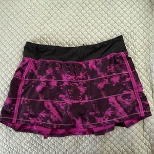 🍋Lululemon Skort size 10 💜🖤